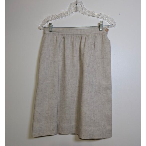 Vintage Evan Picone Skirt Suit 12 Linen Blend Glamoratti Power Suit ILGWU USA - Picture 14 of 16